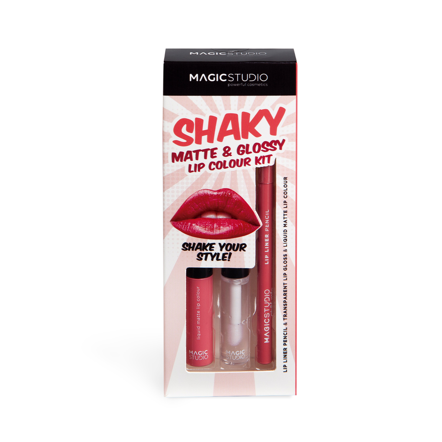 Shaky Matte & Glossy Lip Colour Kit